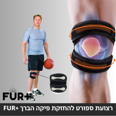 זוג רצועות סד להחזקת פיקה הברך, למניעת כאבים מתמשכים