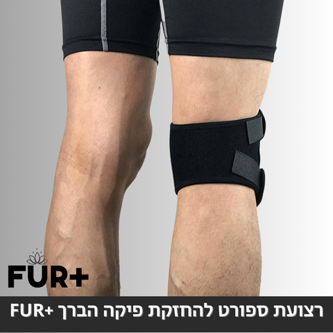 זוג רצועות סד להחזקת פיקה הברך, למניעת כאבים מתמשכים