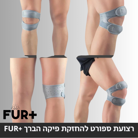 זוג רצועות סד להחזקת פיקה הברך, למניעת כאבים מתמשכים